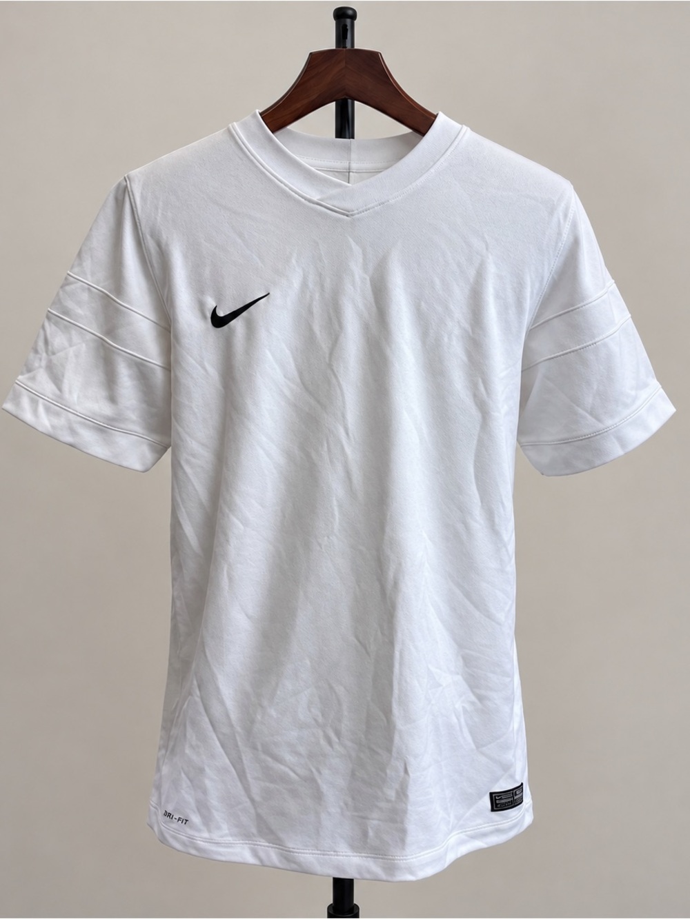 Nike Dri-FIT Soccer Training Jersey Men’s XL White Athletic Shirt